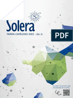 Solera Catálogo Tarifa 2022 Edición 2