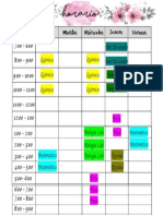 Horario de Clases