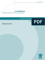 Normal Birth: Maternity and Neonatal Clinical Guideline