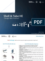 Materi Shell & Tube Heat Exchanger Best Practice Design