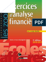 Exercices d'analyses financières