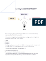 What Is Contingency Leadership Theory
