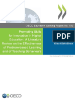 A Literature Review On The Effectiveness of Problem-Based Learning and of Teaching Behaviours