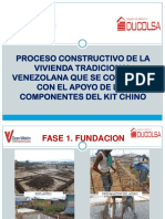 Presentacion Fase Constructiva Vivienda Tradicional y Componentes Del Kit Chino