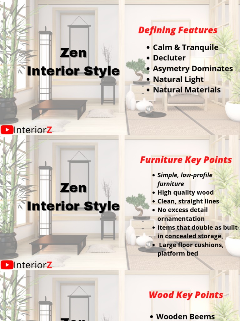 Zen Interior Design Essentials | PDF