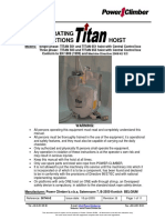 TSP Manual Titan - Hoist Only - Ce 31-08-05