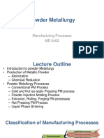 Powder Metallurgy: Manufacturing Processes ME-2402