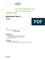 Mathematics Stage 7 Sample Paper 2_tcm143-595662