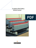 Nickel-Cadmium Block Battery Technical Manual