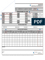 Formato Informe de Resistencia A Compresión de Cilindros de Concreto