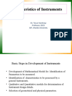 Characteristics of Instruments