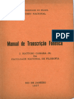 Manual de Transcrição Fonética (Camara Jr)