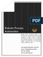Robotic Process Automation (RPA) Seminar Report