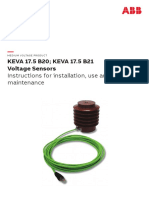 KEVA 17.5 B20 KEVA 17.5 B21 Voltage Sensors: Instructions For Installation, Use and Maintenance