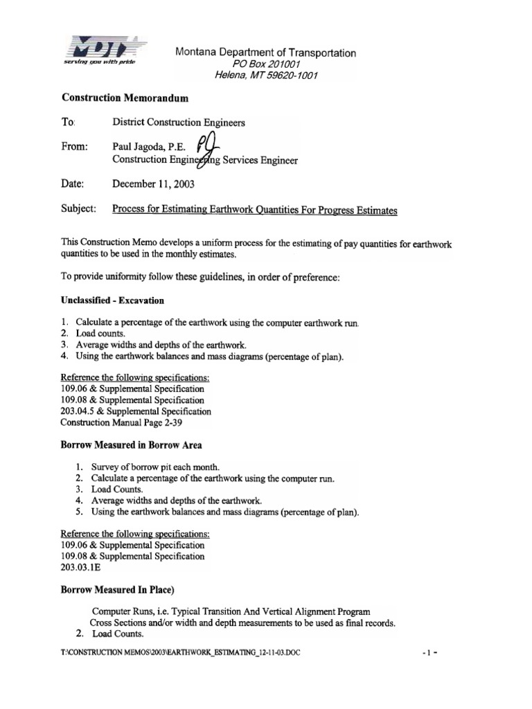 estimating earthwork quantities book free download