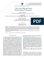 Safety Nets, Gap Filling and Forests: A Global-Comparative Perspective