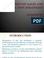 Integration of Sales and Distribution Strategies Final 2003 1