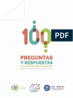 100 preguntas gestión pública municipal