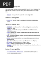 Section 1. Querying Data: Select