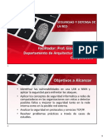 Presentación en pdf del Capítulo I Seguridad y Defensa de la Red