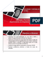 Presentación en PDF Del Capítulo I Seguridad y Defensa de La Red