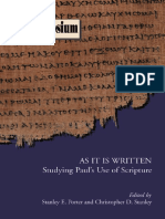 As It Is Written Studying Pauls Use of Scripture (Society of Biblical Literature Symposium) (Stanley E. Porter, Christopher D. Stanley) (z-lib.org)