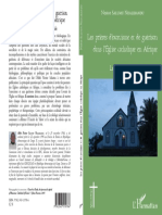 Les Prières D'exorcisme Et de Guérison Dans L'église Catholique en Afrique