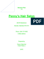 Penny's Hair Salon: Business Plan