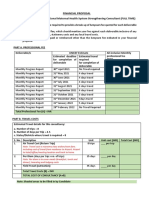 Financial Proposal Template - National MH Consultant