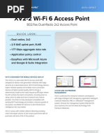 Cambium Networks Data Sheet Wi-Fi-6 XV2-2 AP