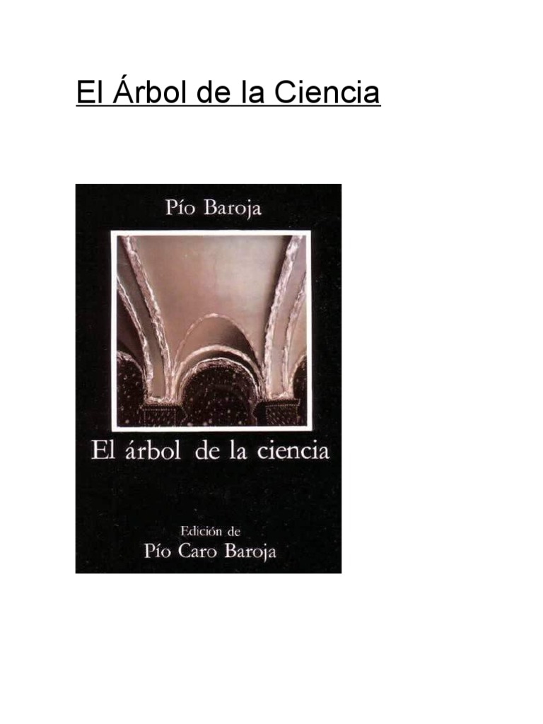 El Arbol de La Ciencia Ciencia filosófica Ciencia