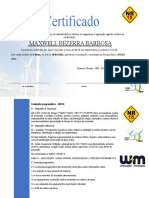 Certificado Nr-18 - Maxwell