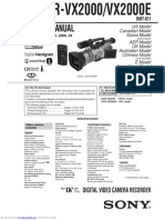Sony DVR-VX2000 Manual