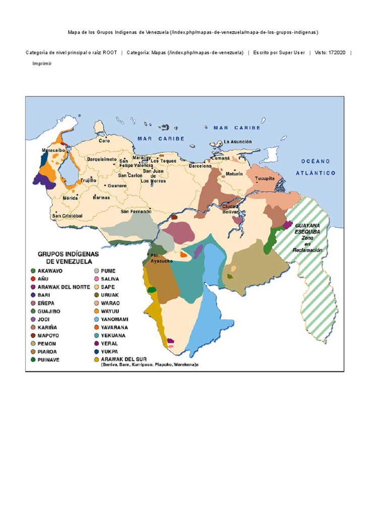 Mapa de Los Grupos Indigenas | PDF