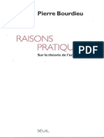 Raisons pratiques  Sur la théorie de l’action by Pierre Bourdieu