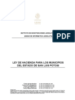 Ley de Hacienda para Los Municipios Del Estado 03 Oct 2019