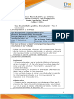 Guía de actividades y rúbrica de evaluación - Fase 5 - Conclusiones
