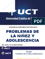 Problemas niñez y adolescencia