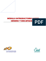 Modulo Introductorio Sobre Género y Discapacidad