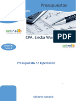 Presupuestos operativos claves para la planeación empresarial