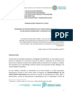 Comunicacion Conjunta 2 - 2022 - PROGRAMA FORTALECIMIENTO DE LAS TRAYECTORIAS EDUCATIVAS