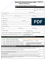 Examination Registration Form: Business Confidential