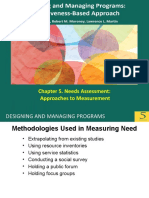 Chapter 5. Needs Assessment: Approaches To Measurement
