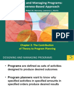 Chapter 2: The Contribution of Theory To Program Planning