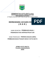 Kak Perencanan Ded Pembangunan Pasar Induk Kota Batu Revisi 010420 Compress