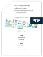 Perspectivas de La Ciencia y La Tecnología - Melany Hernández C.I. 28.557.781