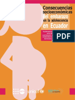 MILENA Consecuencias Socioeconomicas Del Embarazo Adolescente en Ecuador PDF