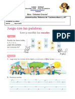 2º Guia Refuerzo de Lectoescritura L y M