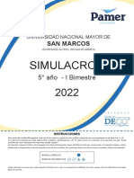 Simulacro - San Marcos 5to Año