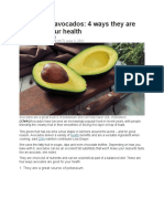Benefits of Avocados 4 Ways They Are Good For Your Health